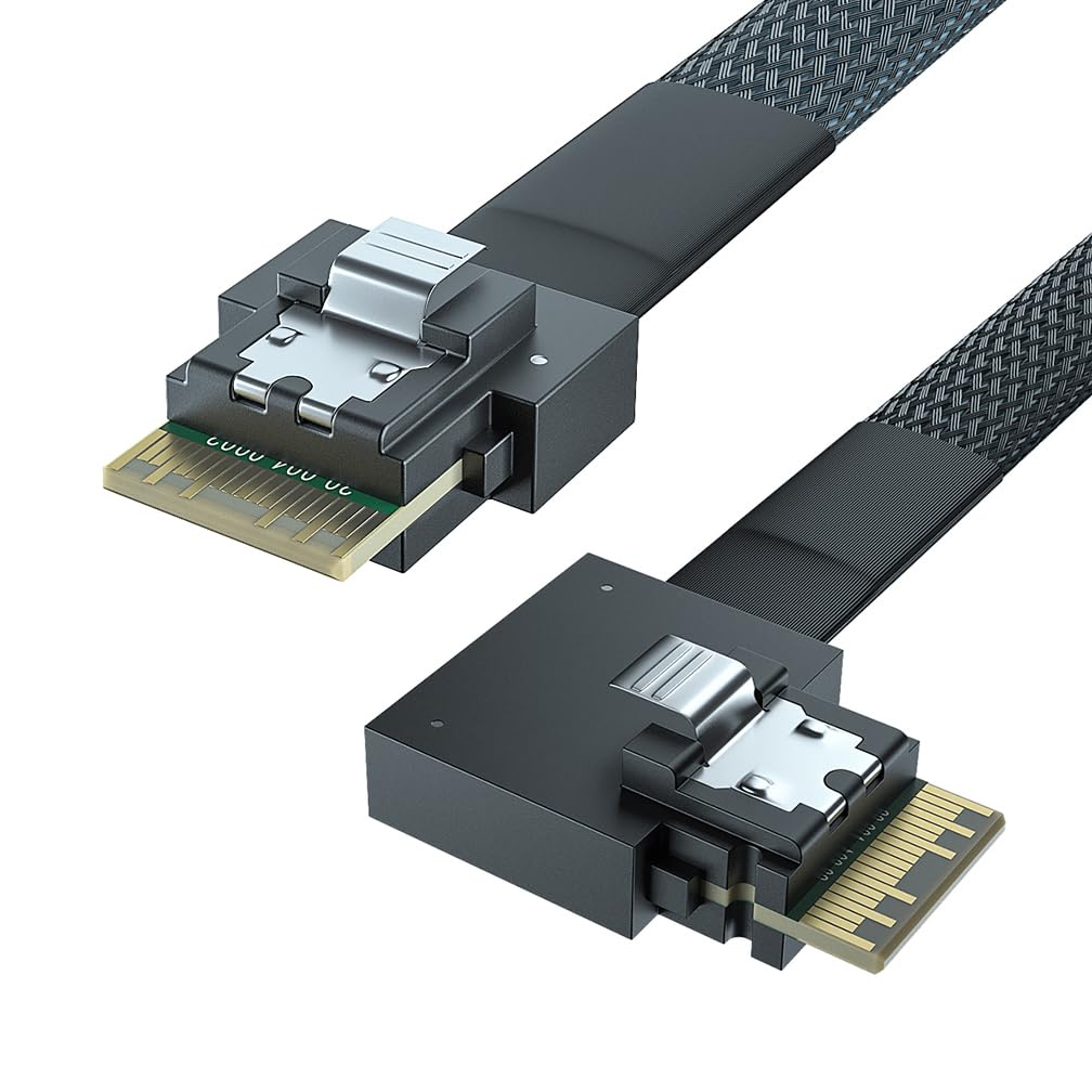 Amazon.com: 10Gtek 24G SlimSAS SFF-8654 to SFF-8654 Cable, 8i, SAS